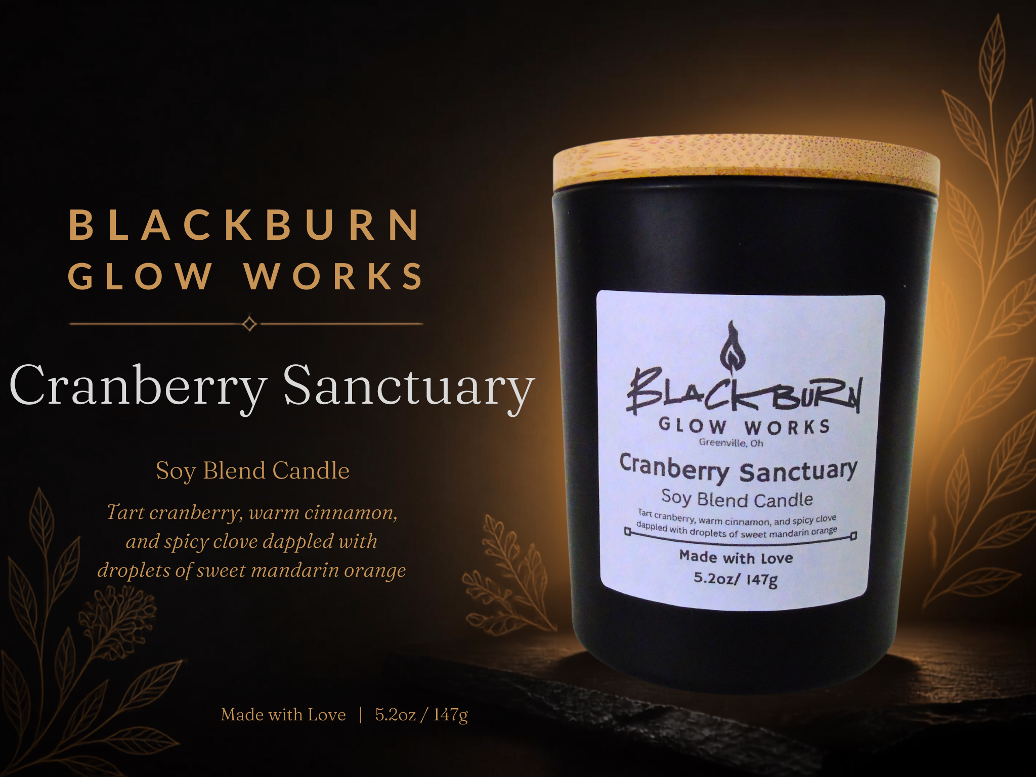 Cranberry Sanctuary 5.2oz Candle