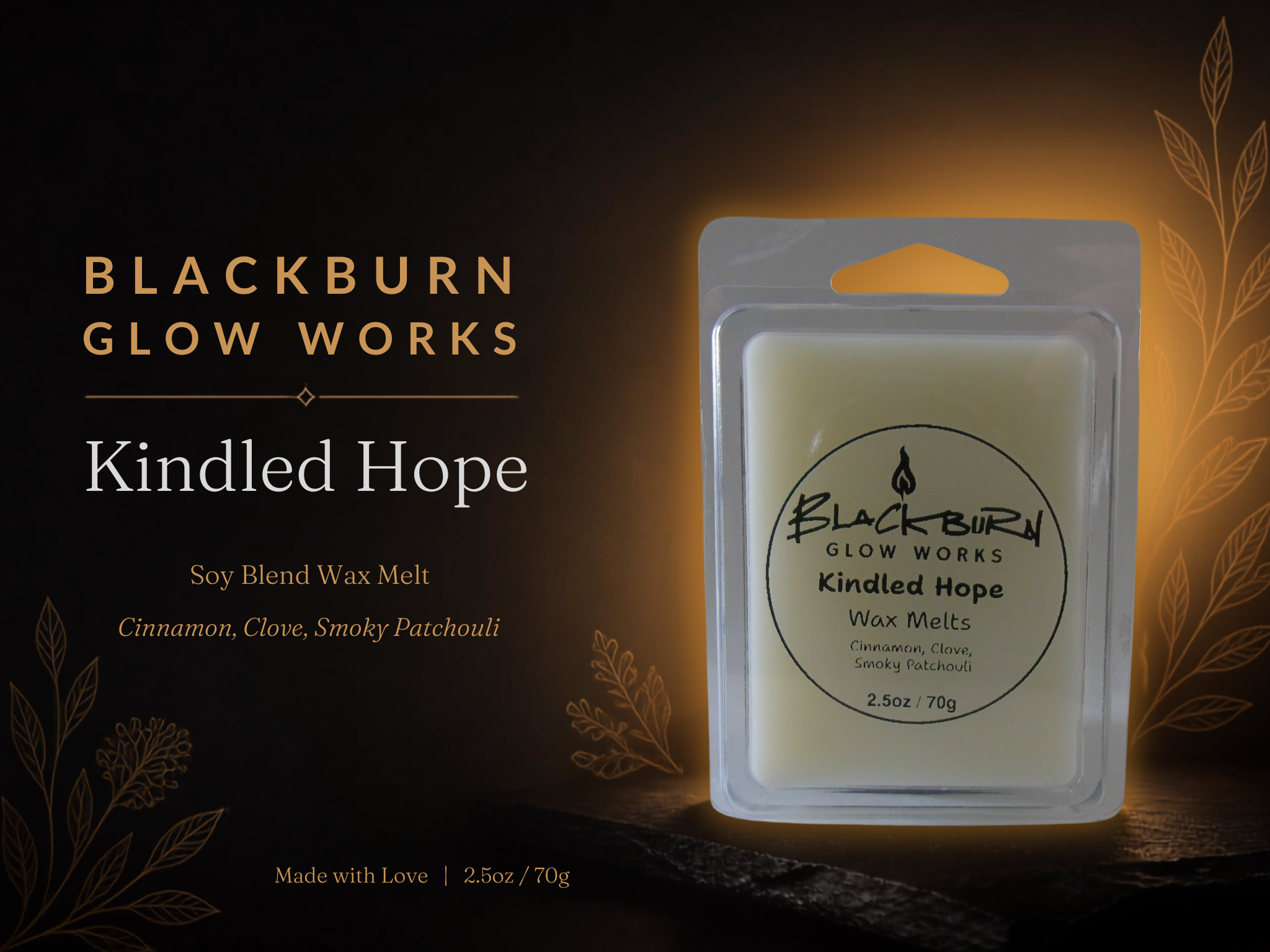 Kindled Hope 2.5oz Wax Melt
