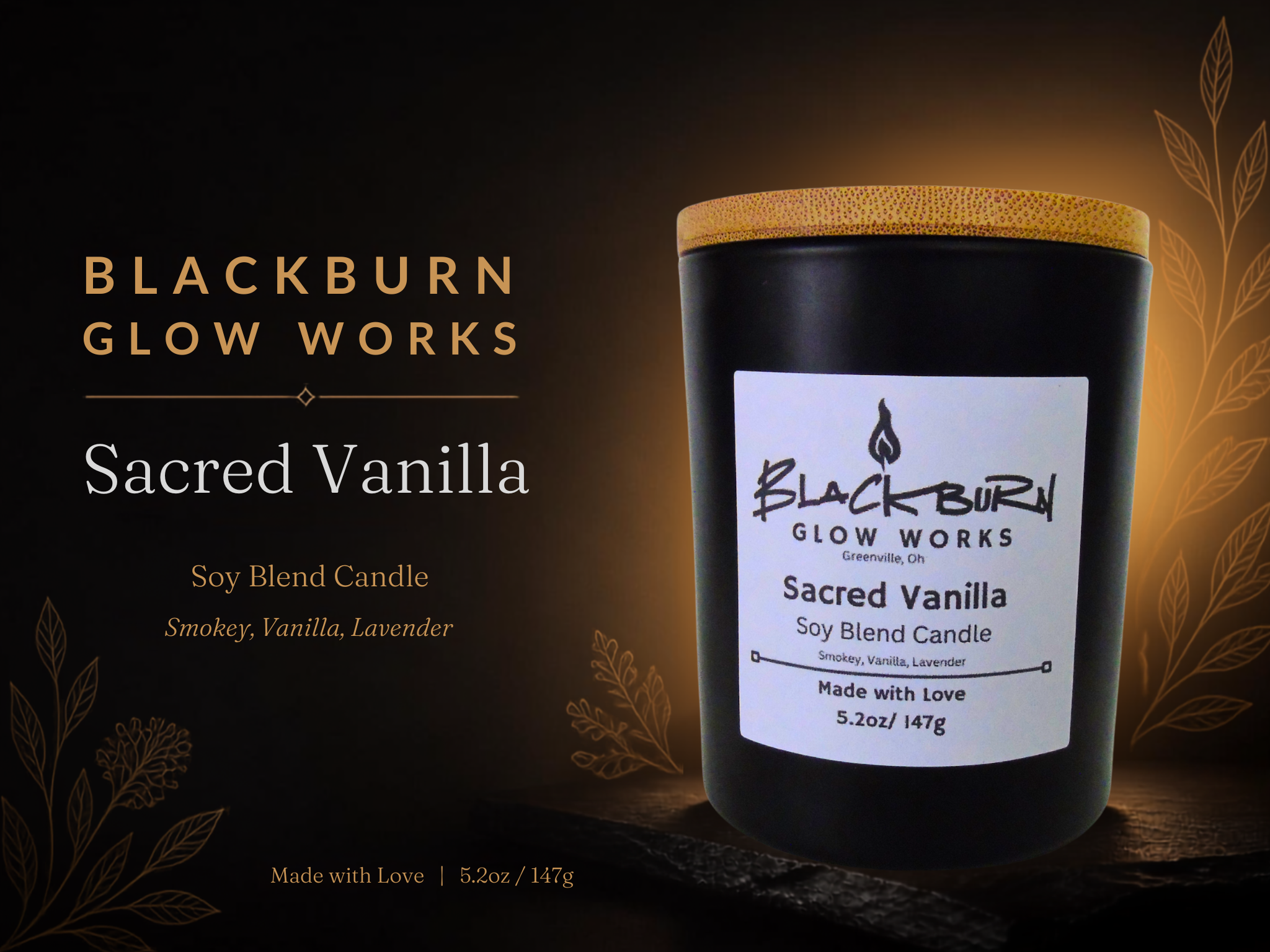 Sacred Vanilla 5.2oz Candle